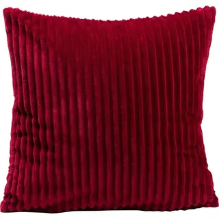 Gözze Cord-Optik Dekokissen 50 x 50 cm Rot