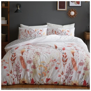 GC GAVENO CAVAILIA Bettwäsche-Set aus Polycotton-Blätter, für Doppelbett, superweich, wendbar, Bettdeckenbezug, mehrfarbig