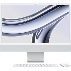 Bild iMac 24" silber, M3 - 8 Core CPU / 8 Core GPU, 8GB RAM, 256GB SSD (MQR93D/A [2023 / Z195])