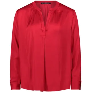Satinbluse BETTY BARCLAY "Satin-Bluse langarm", Damen, Gr. 38, rot, Obermaterial: 100% Polyester PES., Blusen Satinbluse