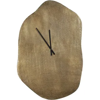 Beliani Asymmetrische Wanduhr 78,0 cm 50x78-3 gold/schwarz