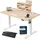 Schreibtisch USB-Ladeanschluss 120 x 60 Schreibtisch Beige