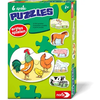 NORIS 6 erste Puzzles Bauernhoftiere