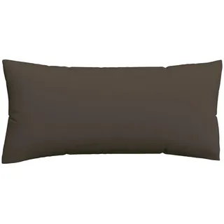 Schlafgut Kopfpolsterbezug , Dunkelbraun , Textil , Uni , 40x80 cm , Grüner Punkt, AZO-frei, Oeko-Tex® Standard 100 , pflegeleicht, schadstoffgeprüft , Heimtextilien, Bezüge, Polsterbezüge