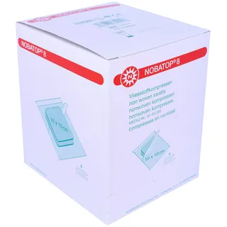 NOBAMED Noba Verbandmittel 8 Kompressen 10x10 cm Steril, 50 x 2 Stück