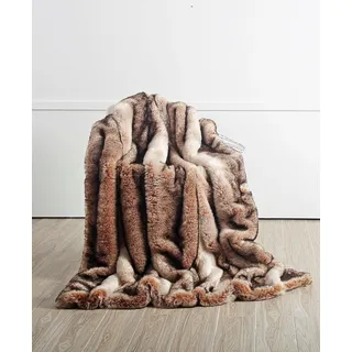 Star Home Textil Wohndecke »Nutria« besonders weich, Kuscheldecke, braun