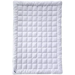 Billerbeck Bettdecke E22 Wash-Star - Sommerdecke – 155 x 220 cm – leichte Sommerdecke – MAGICfill® 95 – Hohlfaser – mit Wash-Egg