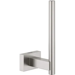 GROHE Essentials Cube | Badaccessoires - Reservepapierhalter | Verdeckte Befestigung | supersteel | 40623DC1