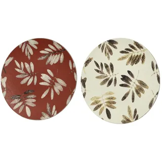 Gericht Dekoriert Mit Blätter 33CM Farbe Gemischt Tisch Weihnachten Dekorationen