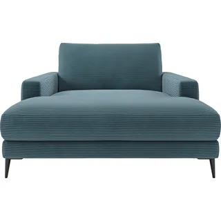Home Affaire Chaiselongue Downtown Polyester 2-Sitzer Petrol
