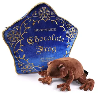 Harry Potter – Kissen und Plüschtier in Form eines Schokoladenfrosches - Braun