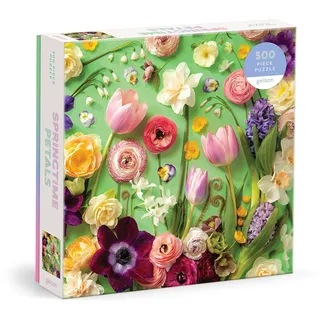 Galison 9780735381858 500 Piece Springtime Petals – 500-teiliges Puzzle mit Einer Vielzahl von Blumen, die während der Frühlingsmonate blühen