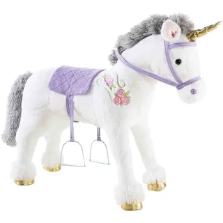 HEUNEC »Einhorn stehend, 75cm«, weiß,