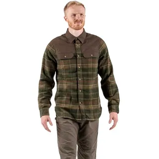 Fjällräven Herren Granit Holzfällerhemd, Grün, L EU