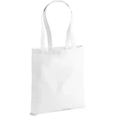 Westford Mill, Handtasche, EarthAware Bag For Life Shopper Einkaufstasche 10 Liter (2 StückPackung), Weiss