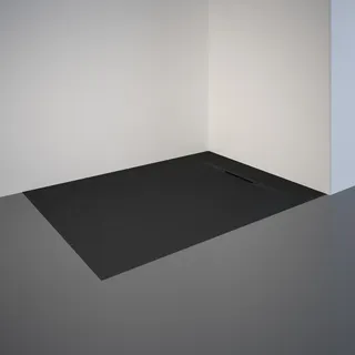 Schulte Rechteck-Duschwanne 120 x 90 cm Kunststoff, Mineralguss, Sanitäracryl Anthrazit