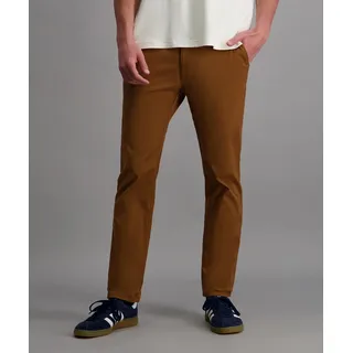 Chinohose "PAJ-ENRICO", Herren, Gr. 36, Länge 34, braun (toffee), Web, Obermaterial: 97% Baumwolle, 3% Elasthan, PIONEER AUTHENTIC JEANS, slim fit lang, Hosen Chinohose, Slim Fit