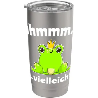 Lustige Frösche Froschmotiv Froschprinz Laubfrosch Frosch Doppelwandiger Edelstahl-Thermobecher
