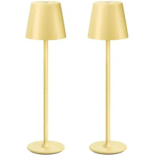 upxnbor LED Tischlampe Gelb 2 St.