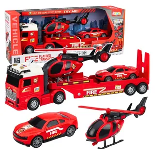 Feuerwehr-Rettungsset mit Abschleppwagen, Auto