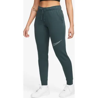 Nike Damen Hose W NSW Club FLC Shine Mr Pant, Deep Jungle, M