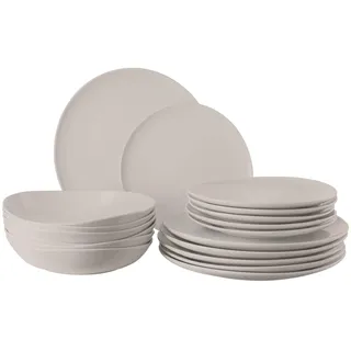 Rosenthal Junto Soft Shell Geschirr-Set 18-tlg. grau