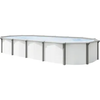 Aufstellpool Stahlwandpool-Set Green Line Evolution oval 760x390x132 cm inkl. Sa
