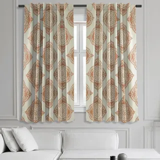 HPD Half Price Drapes BOCH-KC27-63 Verdunkelungsvorhang (1 Panel), Polyester-Mischung, Braun (Henna), 50" W x 63" L (Pack of 1)