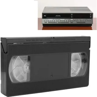 Annadue VCR VHS Head Cleaner, Audio- und Video Head Cleaner, Wiederverwendbares Wiederverwendbares Video Player -Kopfreinigungstool mit Trockener Technologie ohne Flüssigkeit Erforderlich