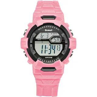Scout The Digi 280308006 Digital Kinderuhr Gehäusefarbe rosa