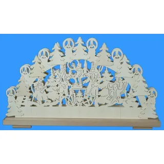 Beleuchteter Schwibbogen Bergmann klein Größe =50x29cm NEU Lichterbogen