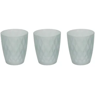 Tognana Jenny Mat Set mit 3 Gläsern cc 320, Glas, grau