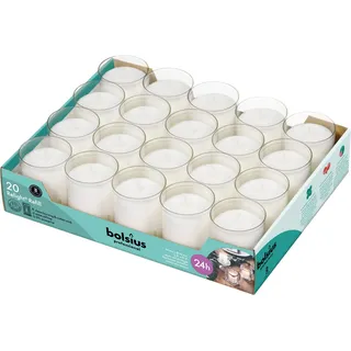 Bolsius Professional - Relight Nachfüller – transparent - Brenndauer: 24 Stunden – Tray 20 Stück