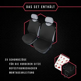 Autositzbezüge Universal Schonbezüge für Wolkswagen Golf/Golf Plus PKW 1+1 Set