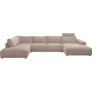 Musterring "Lucia U-Form", Verschiedene Farben, inkl. Kopfstütze, Gesamtbreite 434 cm,