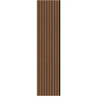 fn acustico Akustikpaneel Eichefarben 2 St. 57,25 x 1,9 x 240 cm