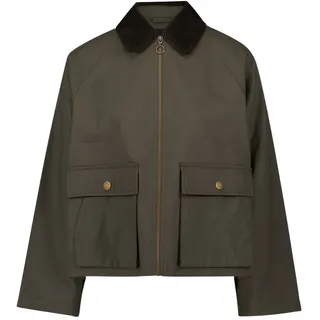 Zero Outdoorjacke »Jacke beschichtet mit Cordkragen«