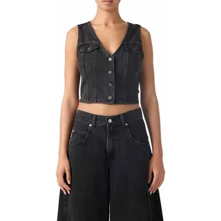 Bella Denim Corset Don't Cut