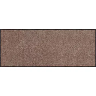 Erwin Müller Fußmatte Mainz, Schmutzfangmatte, Sauberlaufmatte uni nougat Größe 30x100 cm - rutschfest, pflegeleicht, für Fußbodenheizung geeignet (weitere Farben, Größen)