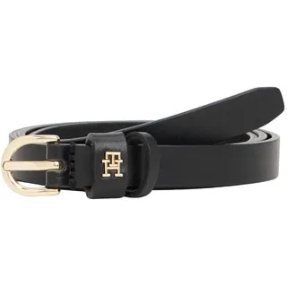 Tommy Hilfiger Essential EFFORTLESS 1,5 cm Ledergürtel Schwarz (Black), 85 cm