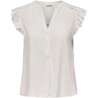 Only Onlrosella Life Capsleeve Shirt Weiß S