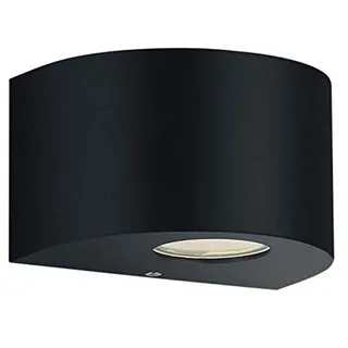Trio Außenwandleuchte Kunststoff 15x9 cm inkl. 2x 2 Watt LED schwarz