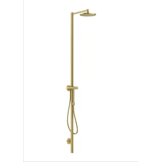 Hansgrohe Axor Starck Nature Duschsäule Set mit Kopfbrause 240 1-jet Brushed Brass 12670950