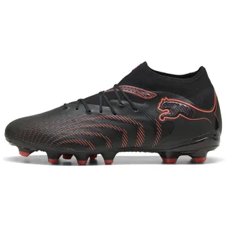 Puma Future 9 Pro FG/AG Herren Schwarz/Leuchtendes Rot/Starkes Grau 44
