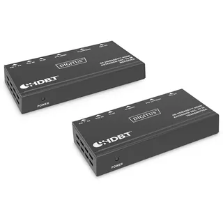 Digitus HDMI Extender - 4k/30Hz - Sender & Empfänger - HDBaseT 1.0 - HDMI 1.4b - Reichweite bis 70m - Patchkabel ab Cat 6