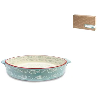 H&h Egeo Backform Aus Steingut / Steingut, Oval, 28x19cm