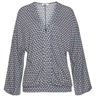 Buffalo 3/4-Arm-Shirt mit V-Ausschnitt, und lockere Passform, casual-lässig, bunt