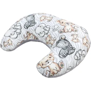 TupTam Stillkissen 46 cm Tiere Braun/Grau