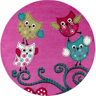 Ayyildiz KIDS 420 Kinderteppich Ø 120 cm Lila