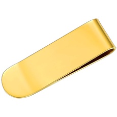 FaithHeart Gold Geldklmammern aus 316L Edelstahl Geldscheinklammer Kreditkarte Clip Metall für Herren und Jungen